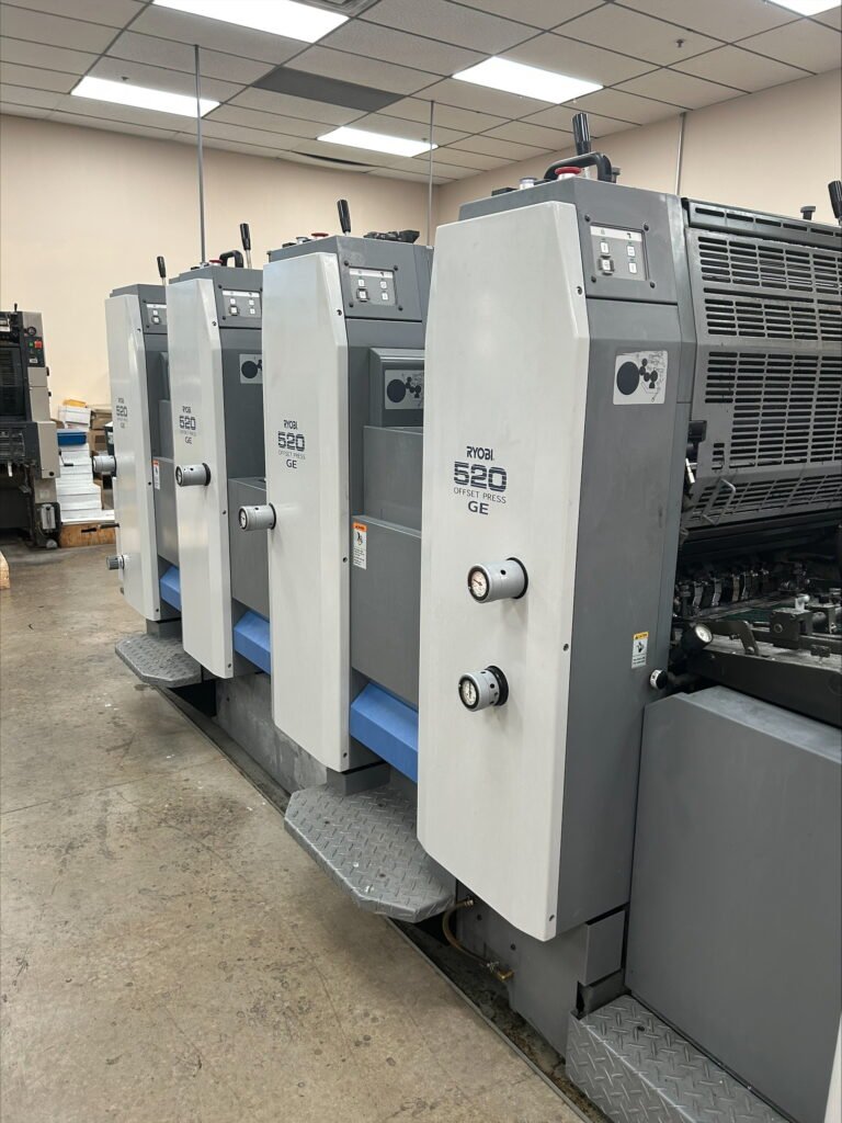 Four Color Printing Press