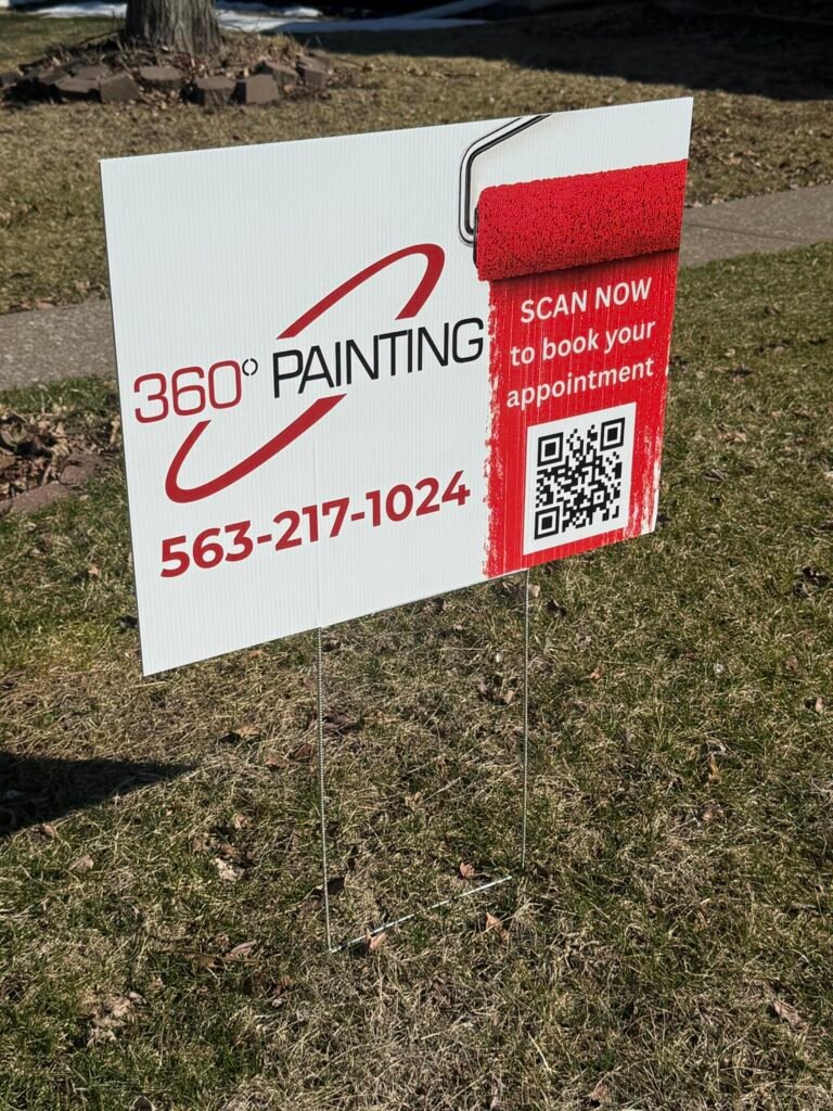 360 Yard Sign